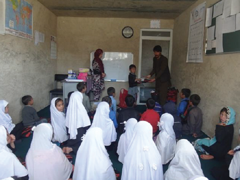 EEA- 2 Students during receiving stationary in CBE classes 