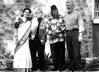 John Carroll, Ms Maree Delofski, Sumitra Gate and Mohan Agashe