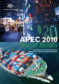APEC 2010 Bogor Goals cover