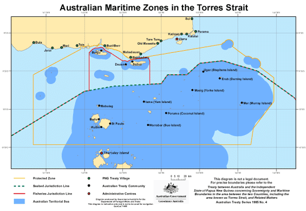 Australian Maritime Zones in the Torres Strait