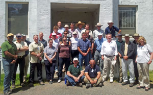 A group of ACC members who completed their mandatory training in Canberra.