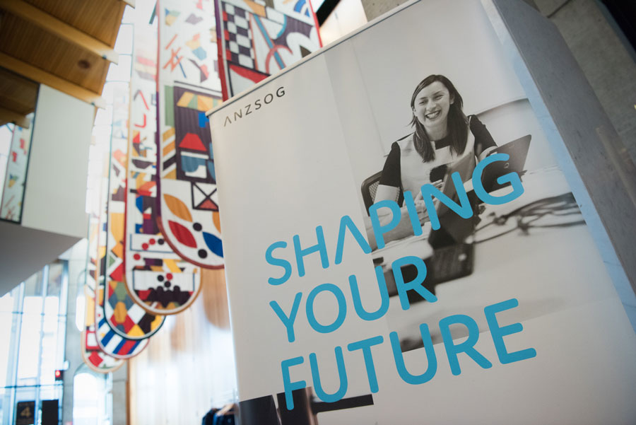 ANZSOG's banner with text 'sharing your future'