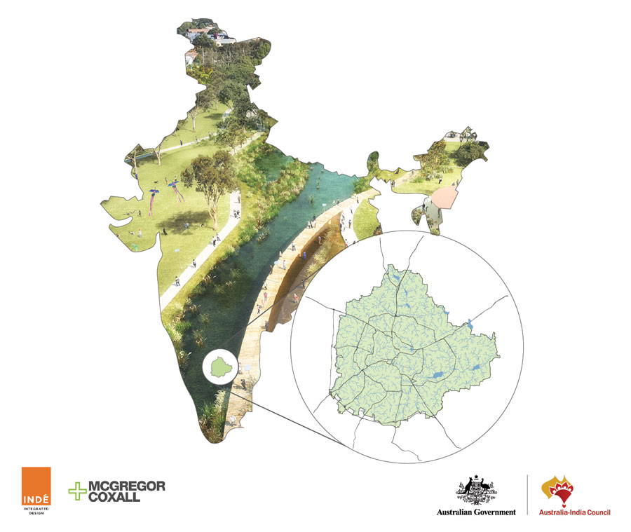 Infographic showing India and blown-out view of Bengaluru. For more information contact ausindia.council@dfat.gov.au