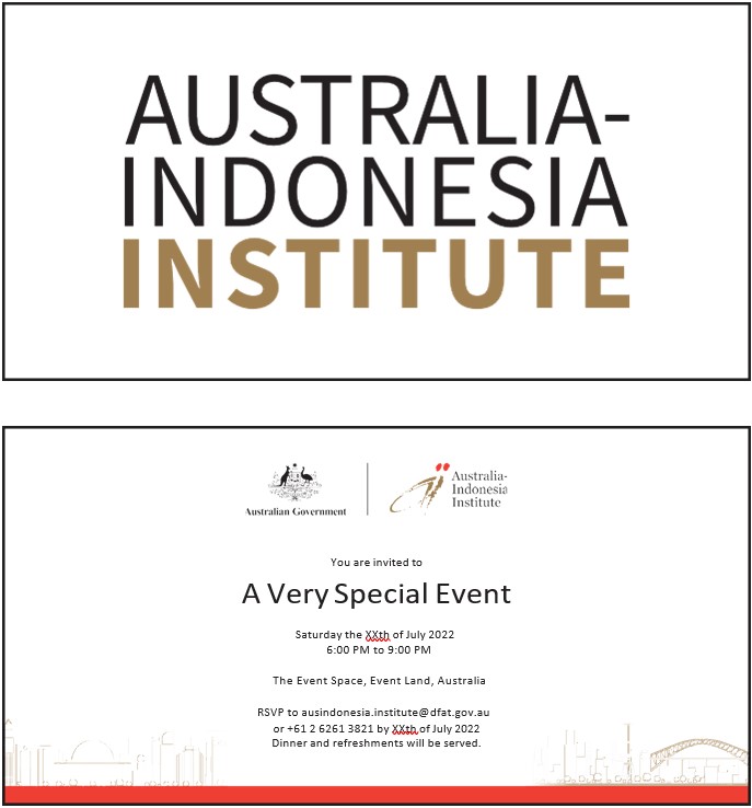Invitation example