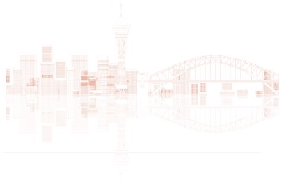 Sydney skyline opaque
