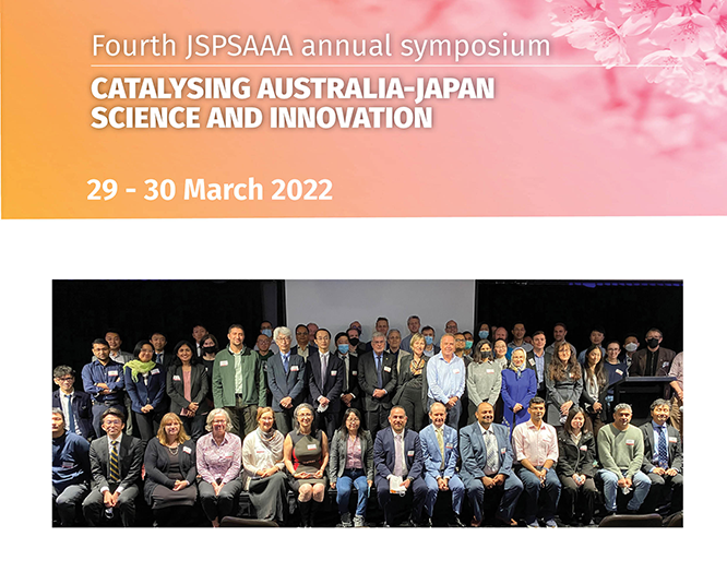Group photo of participants at the fourth JSPSAAA annual symposium