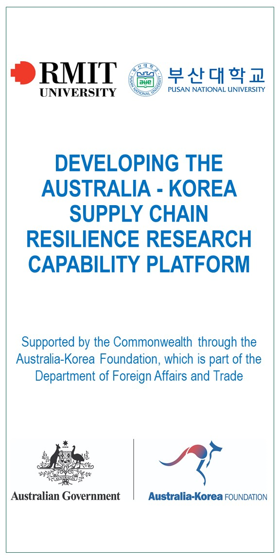 A pamphlet showing the collaboration between RMIT University and Pusan National University to setup the Platform.  