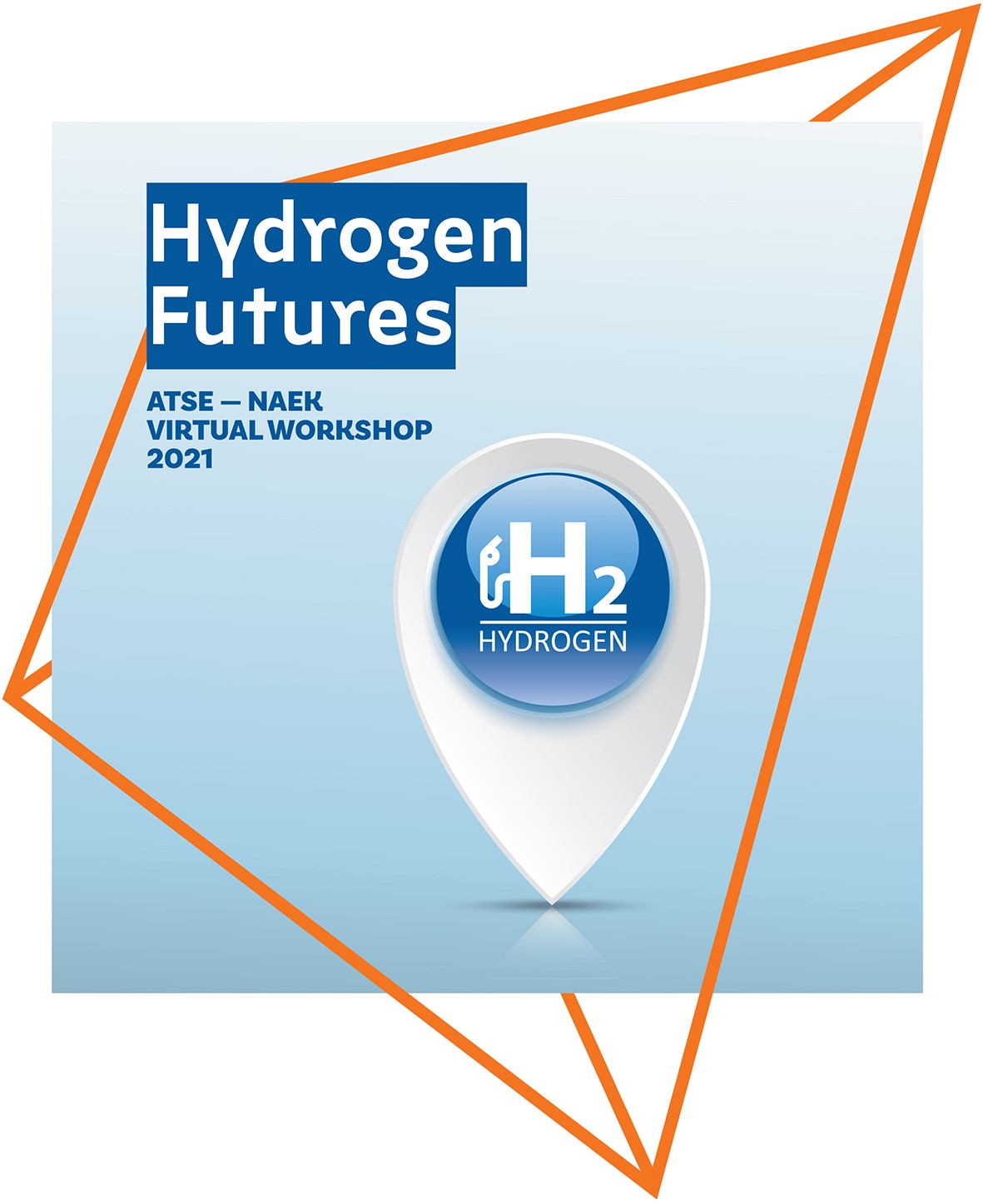 A logo showing a joint virtual workshop between the Australian Academy of Technology and Engineering and the National Academy of Engineering Korea, on Hydrogen futures. 