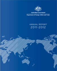 DFAT Annual Report Cover page