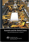 Scan of the front page of the Australia and United States Free Trade Report.