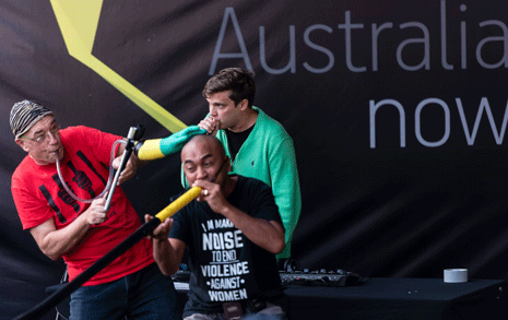 Musical group performing
