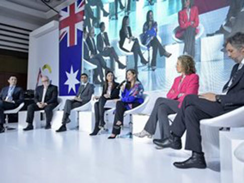 Officials at the talks