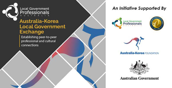 logos, Australia-Korea Local Government Exchange: establishing peer-to-peer professional and cultural connections
