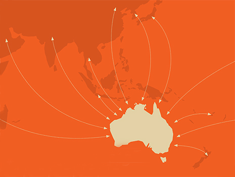 image taken from the Australia's Trade by State and Territory 2013-14 front cover