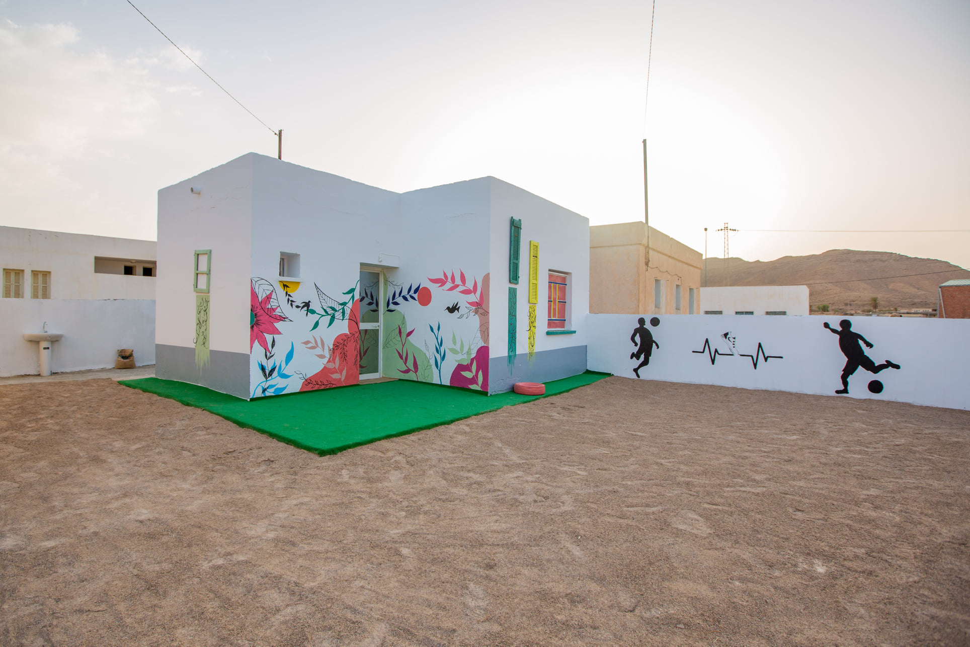 New pilot educational artistic space for children in remote and regional areas developed by project participant Anis Saada