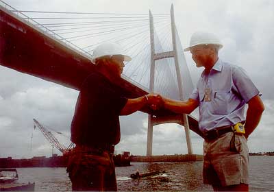 working together