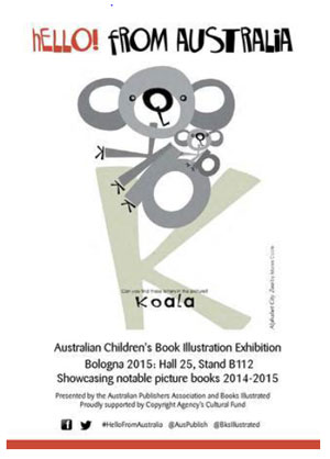 Hello! from Australia book cover with a Koala