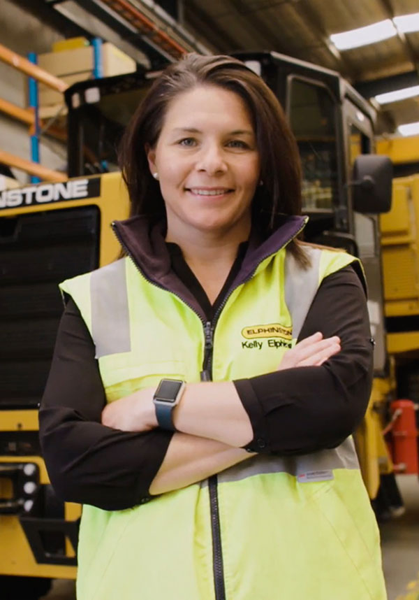Portrait of Kelly Elphinstone, Executive Director of Elphinstone.