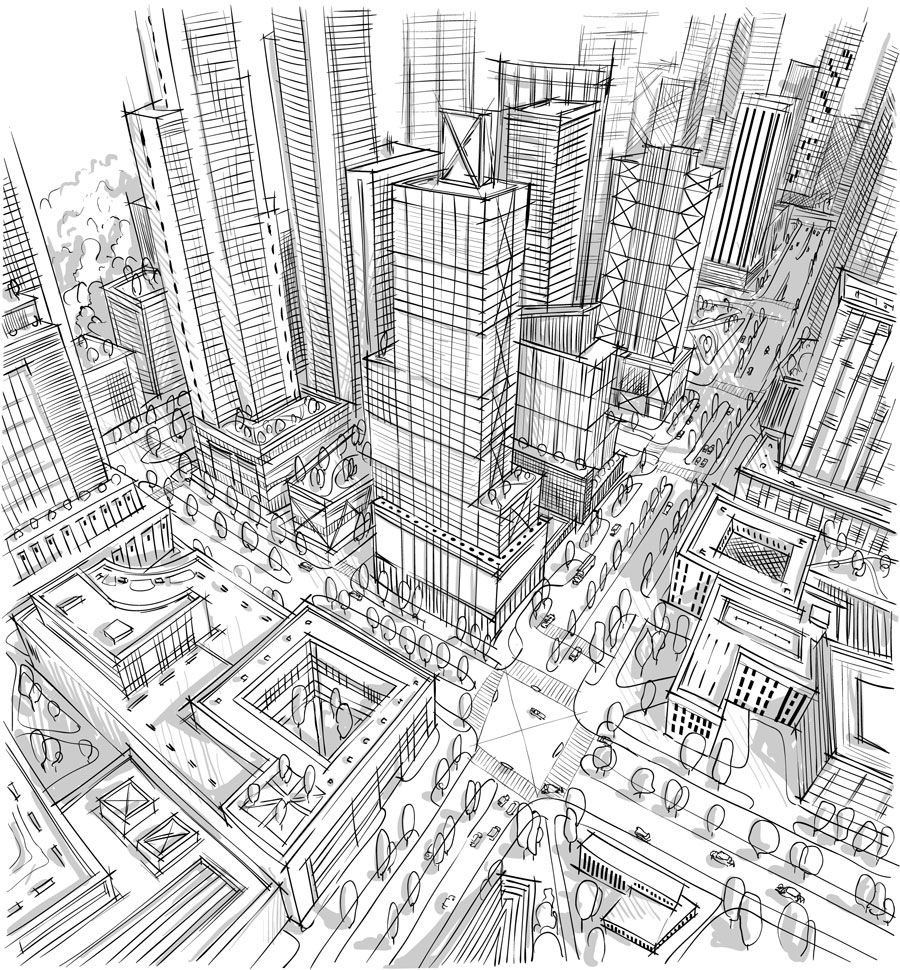 Image of a Sketch titled 'Planning for the future'.