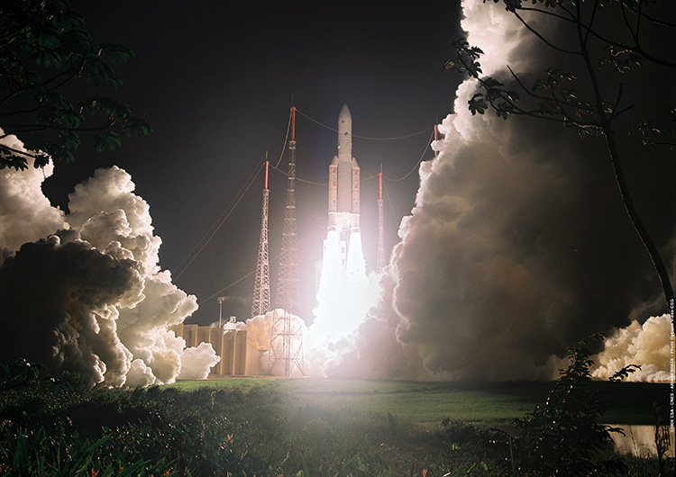 Satellite launch.