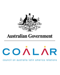 Image of the Austrlian Government coat-of-arms and the COALAR logo