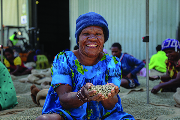 Papua New Guinea coffee farmer