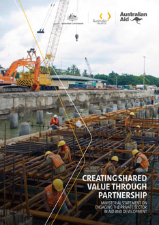 Cover of Creating shared value through partnership document
