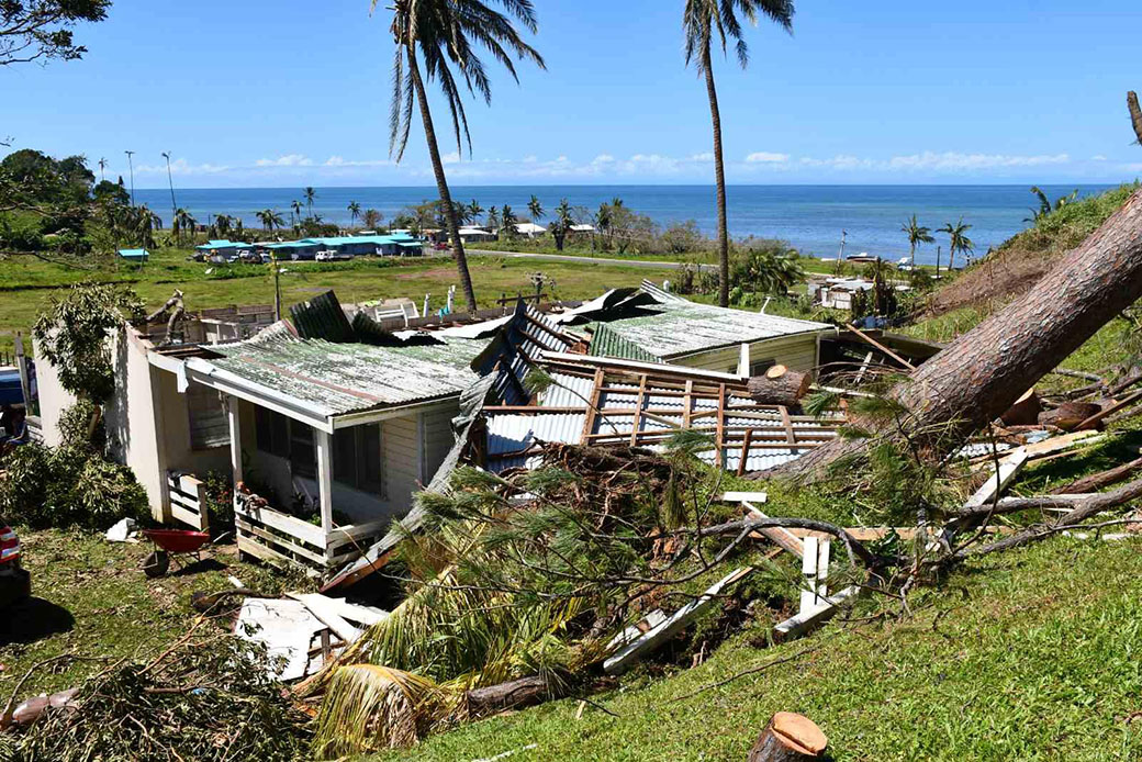 Damage caused by Tropical Cyclone Yasa in Bua