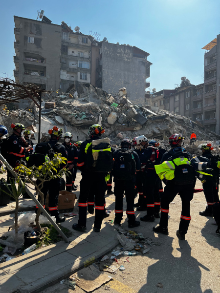 The Australian Disaster Assistance Response Team conducts assessments in Hatay province, Türkiye.