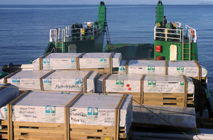 Cargo onboard a ship