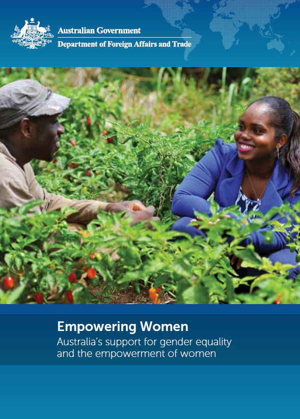 The cover of the Empowering Women publication
