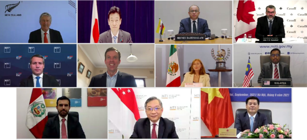 Video conference of 11 participants.