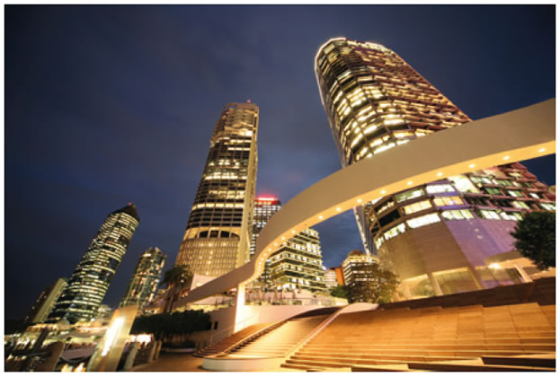 Picture of Brisbane city at night
