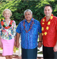 Photo of Hon Richard Marles MP and Her Excellency Ms Quentin Bryce AC CVO on tour
