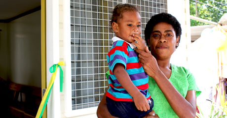 A mother and child from Sigatoka.