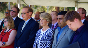 Bob Carr, Julie Bishop and Akram Azimi among the crowd at The Global Citizen Gathering to support polio eradication