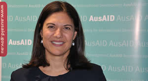 Photo of Mary Ellen Iskenderian, President and CEO of Women's World Banking