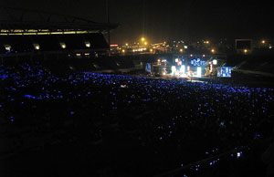 More than 80,000 people at an MTV EXIT concert