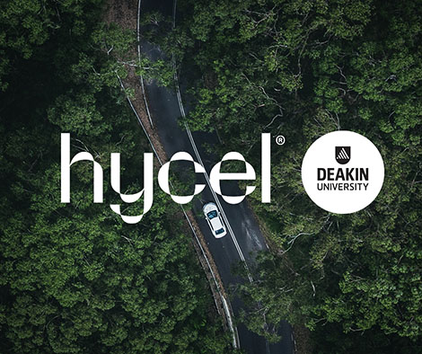 Hydrogen for a clean energy future (credit Deakin University) logo