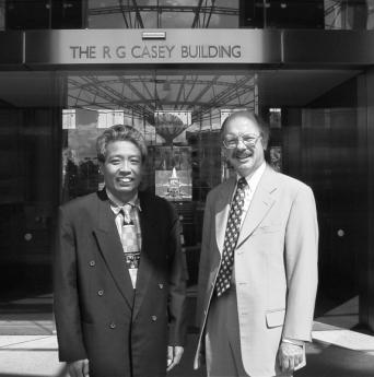 Picture: Dr Zarkasi and Mr Carlson