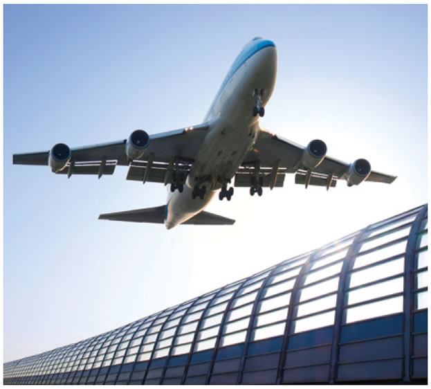 Picture of aeroplane taking off