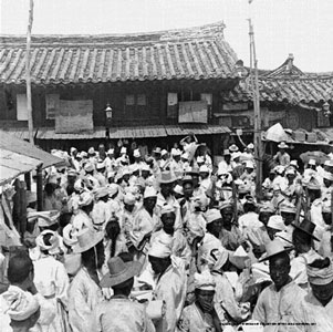 Korean market in 1904