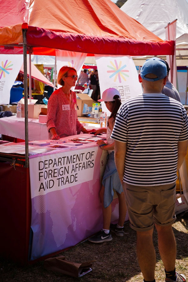 A fair stall
