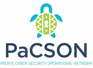 PaCSON logo featuring PaCSON acronym under a picture of a turtle in a shape of a lock