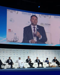 Marles representing Australia on a Ministerial Panel to discuss Renewable Energy in an Evolving Global Energy Market as part of the World Future Energy Summit and Abu Dhabi Sustainability Week, Abu Dhabi National Exhibition Centre