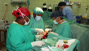 Photo of an operation