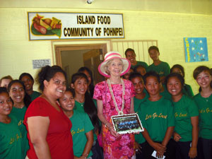 The Governor-General, Ms Quentin Bryce, visits the Island Food Community of Pohnpei