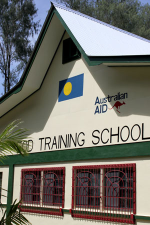 The Australian-funded Regional Explosive Ordnance Disposal Training School in Palau