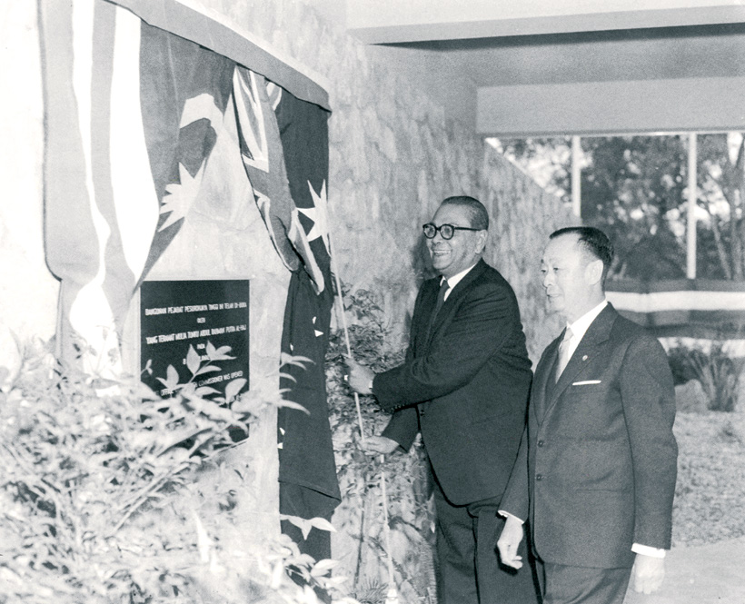 Photo of opening of the High Commission of the Federation of Malaya in Australia