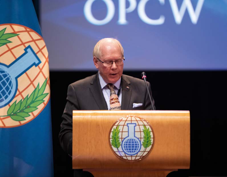Permanent Representative of Australia to the OPCW, H.E. Ambassador Matthew Neuhaus (Credit: OPCW Flickr).